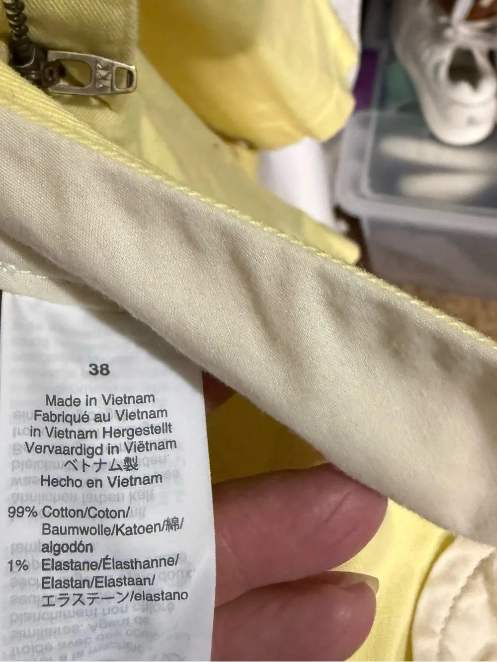 J. Crew Yellow Flat Front Chino Shorts